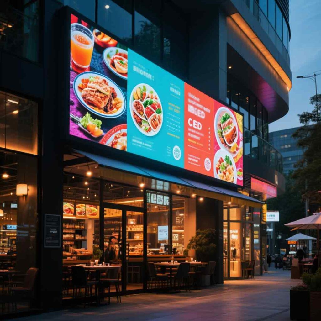 Layar LED untuk Restaurant
