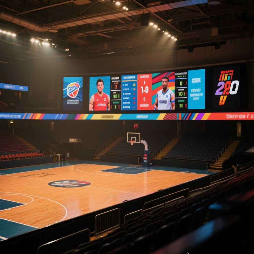 Layar LED screen untuk Sport Venue