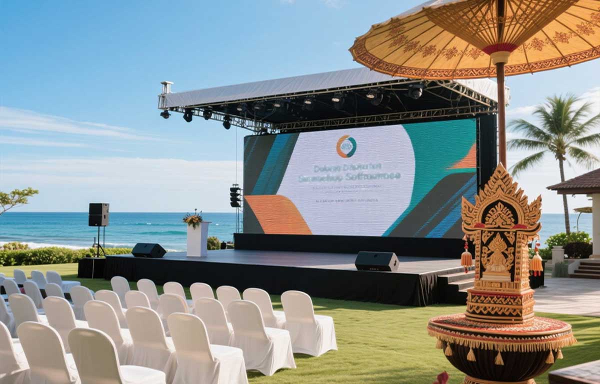 Event Gathering Perusahaan dengan LED Videotron di Bali