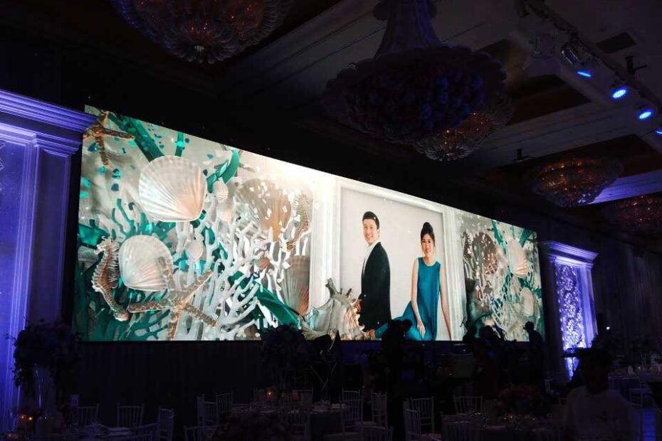 LED Screen untuk Wedding