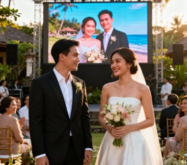 LED Screen Wedding Outdoor