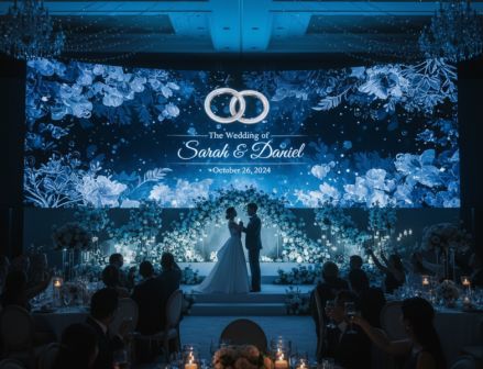LED Screen untuk Wedding