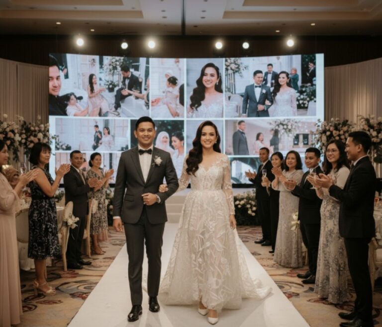 led wedding panggung